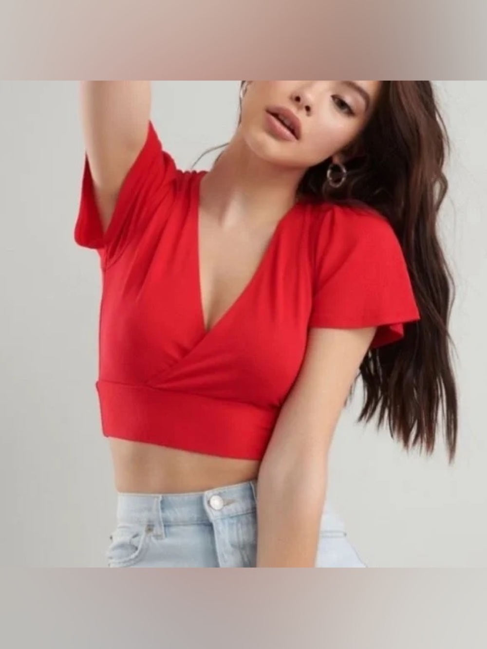 Garage wrap crop top